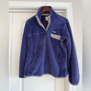 Patagonia Purple Quarter Snap Re-Tool